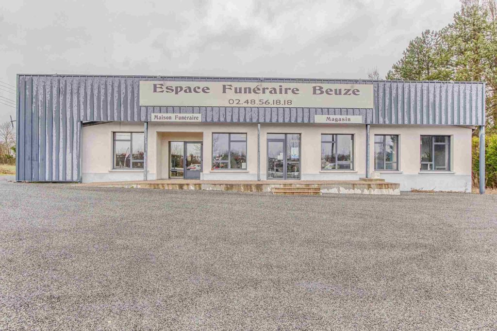 devanture espace funeraire beuze